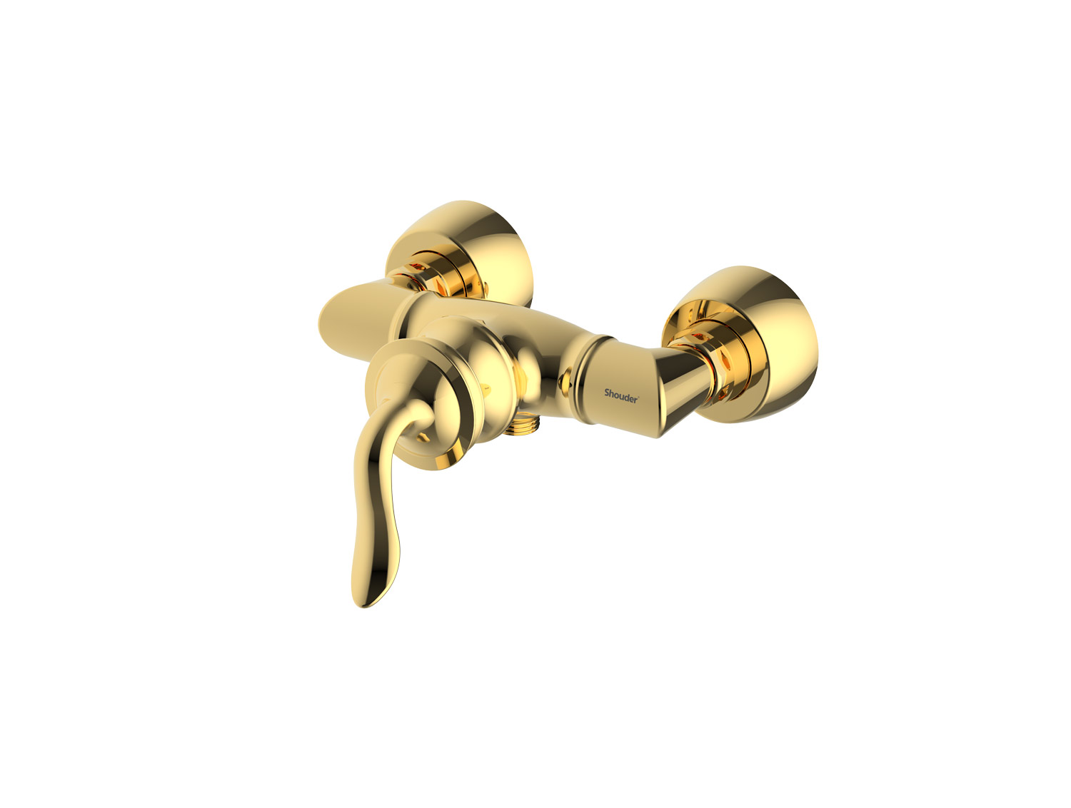 Luca-Golden-Shouder-Toilet-Fauce ست های شیرآلات توالت مدل لوکا برند شودر - تصویر 1