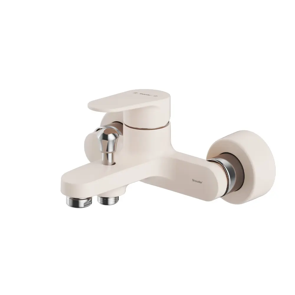 shouder-alp-bath-chrome-ivory شیر آلات حمام مدل آلپ برند شودر - تصویر 1