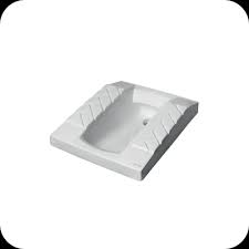 توالت زمینی مدل کرون 59 گود بدون ریم برند چینی مروارید