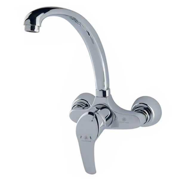 image (5) شیرآلات ظرفشویی دیواری مدل آلمانی برند قهرمان - تصویر 1